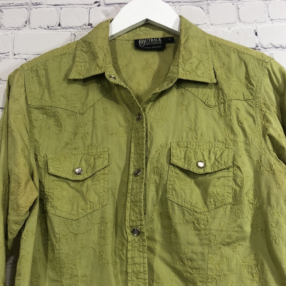 Outback Trading Co. Button Down - image 4
